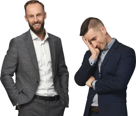Brokeriai Juras Sadauskas ir Darius Uleckas